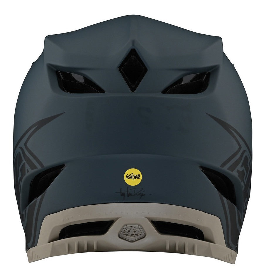 Casco Troy Lee Designs D4 Composite Stealth Gray
